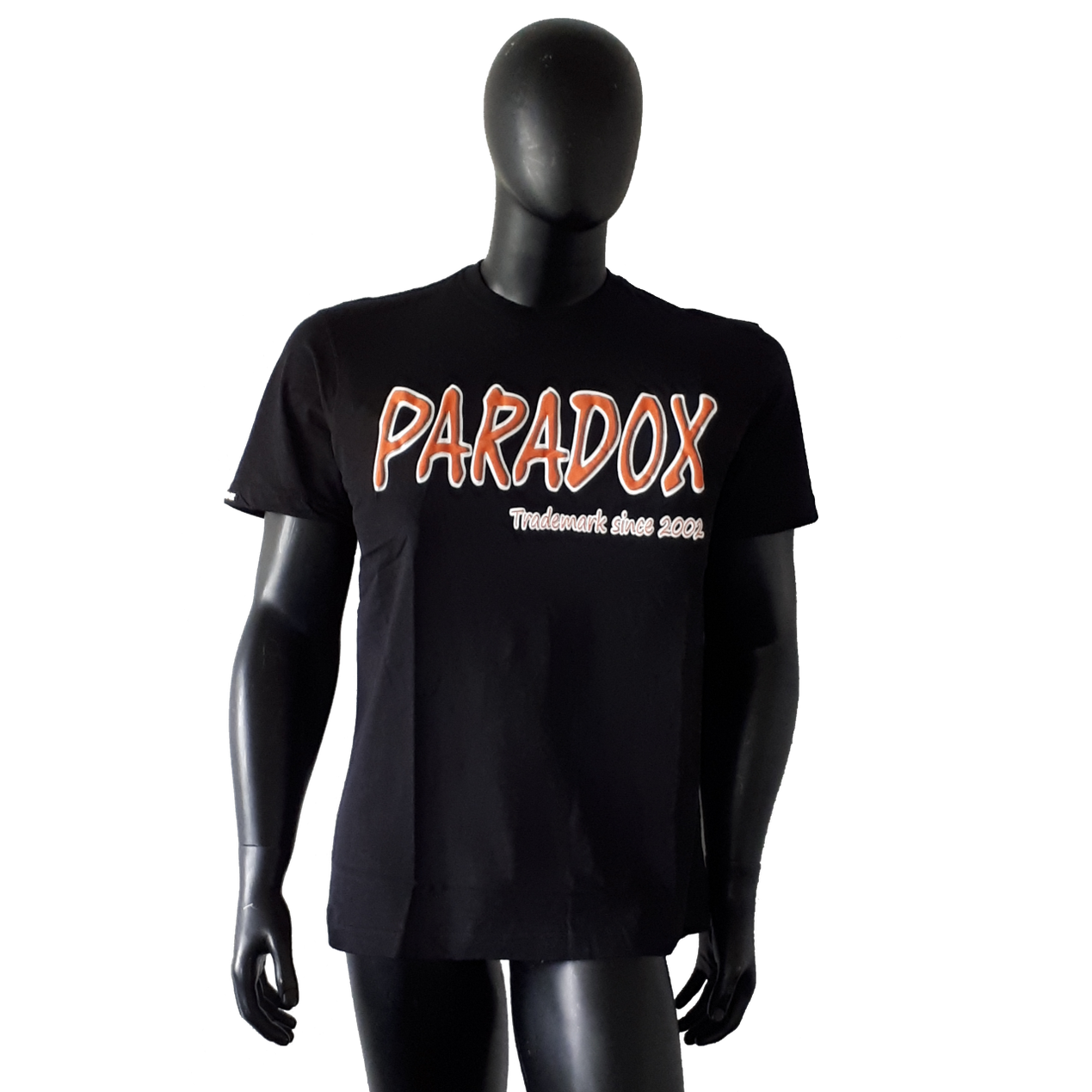 T-Shirt - Stort Print | Sort 5XL