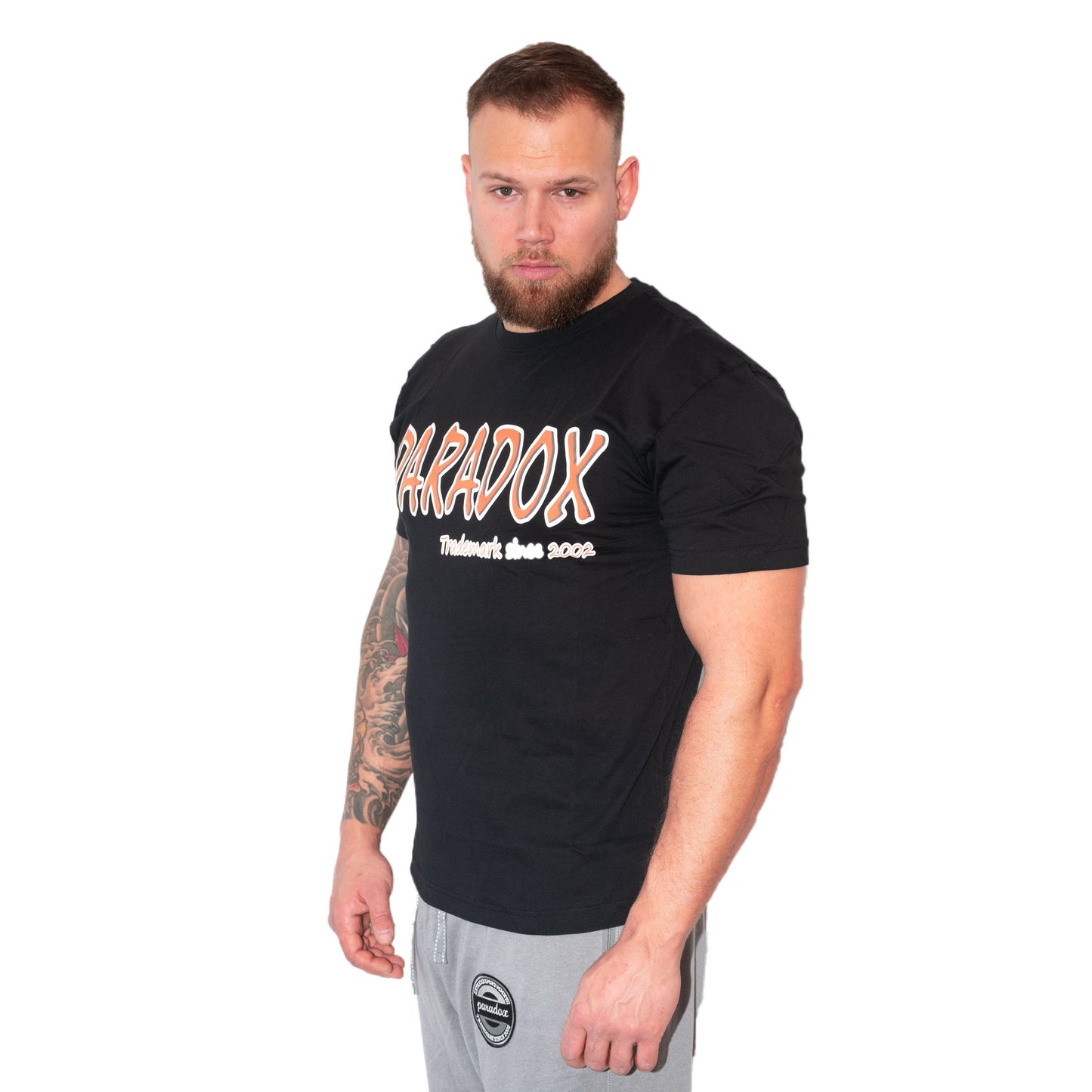 T-Shirt - Stort Print | Sort