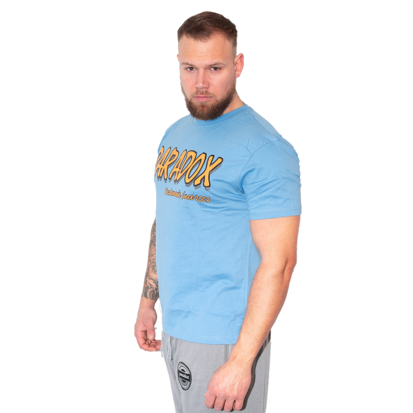 T-Shirt - Stort Print | Blå