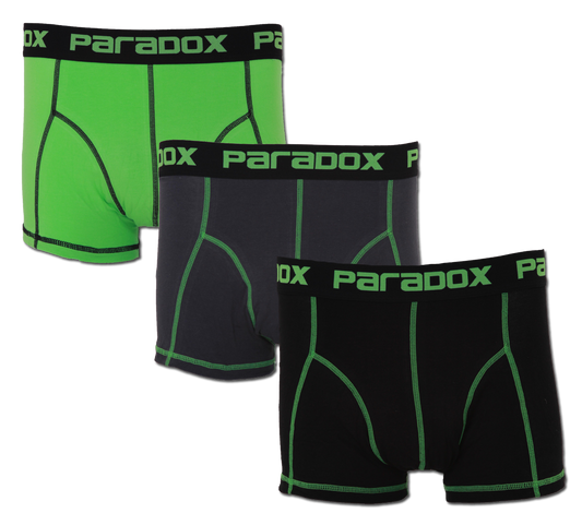 Boxer-Tights - Bomuld | Green (3-pak)