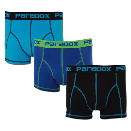 Boxer-Tights - Bomuld | Blue 1 (3-pak)