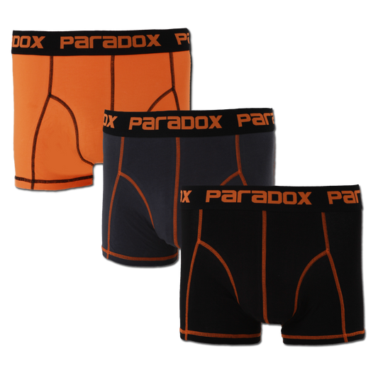 Boxer-Tights - Bomuld | Orange (3-pak)