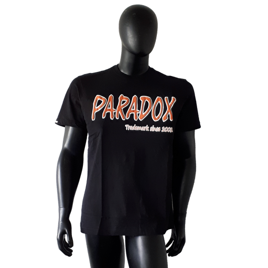 T-Shirt - Stort Print | Sort 5XL