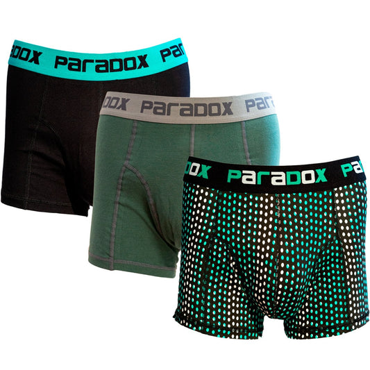 Boxer-Tights - Bomuld | Green 2 (3-pak)