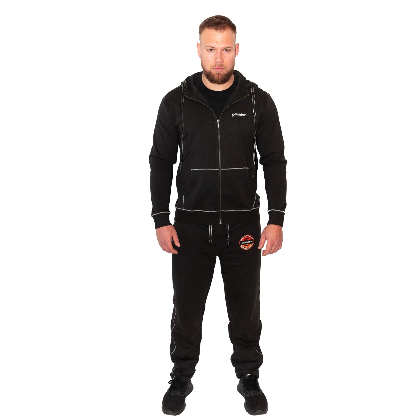 Joggingsæt | Sort/Hvid