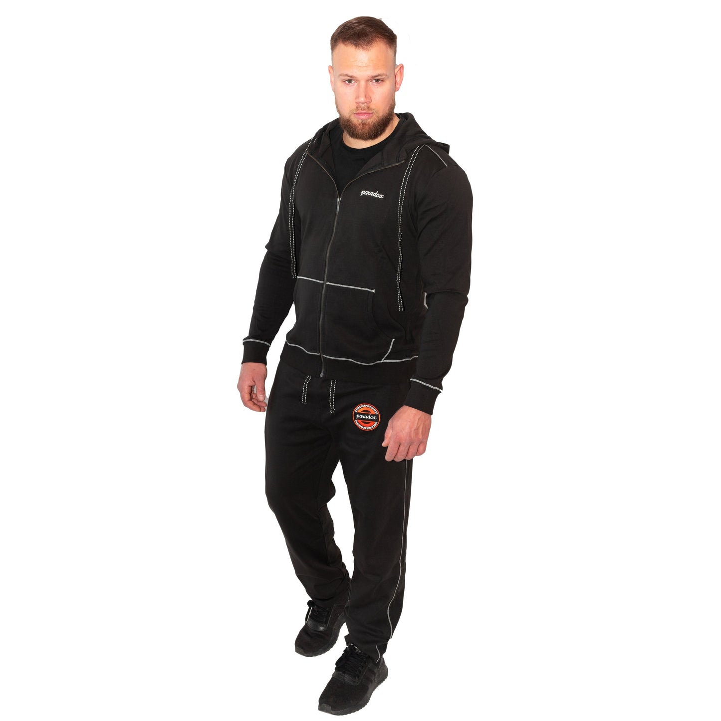 Joggingsæt | Sort/Hvid