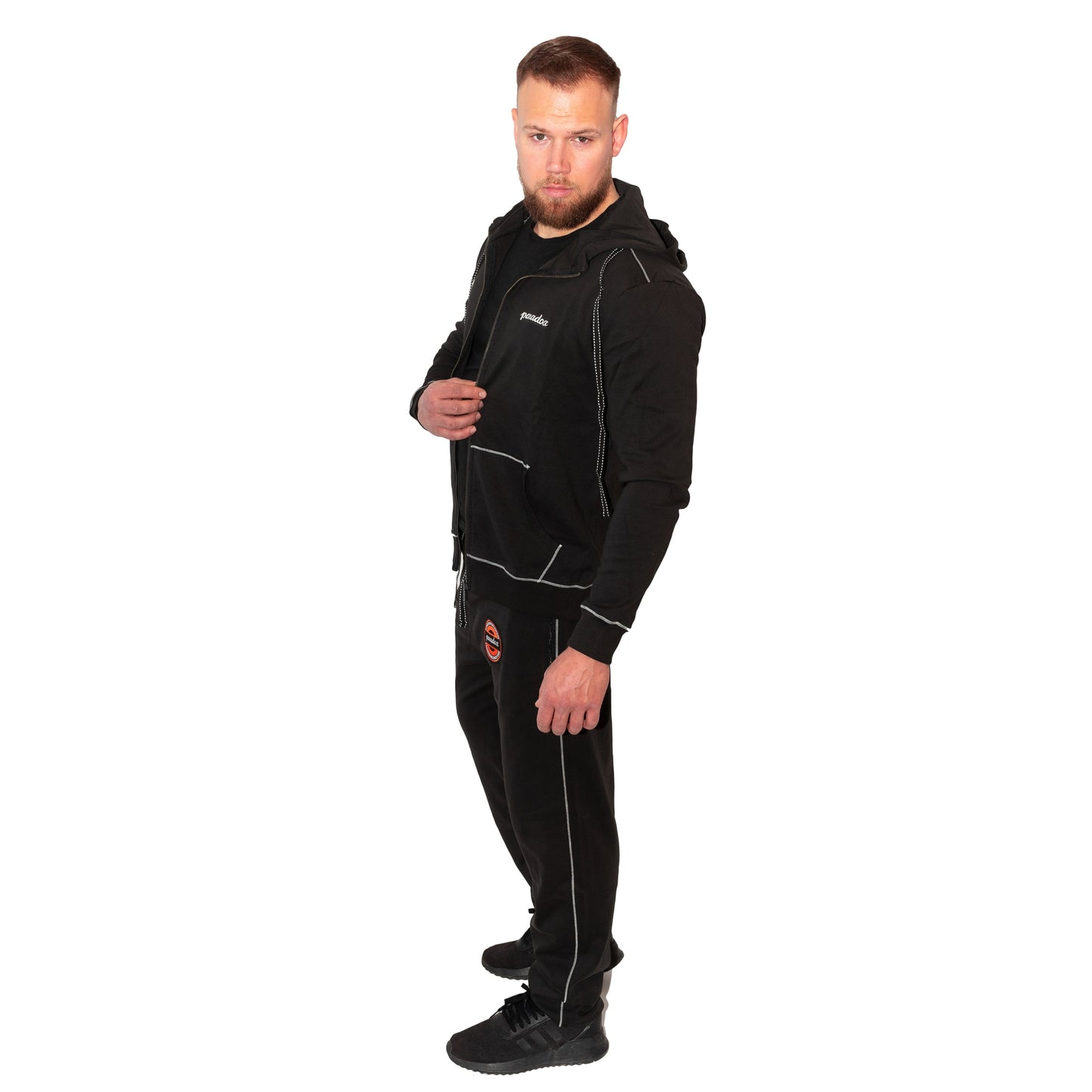 Joggingsæt | Sort/Hvid