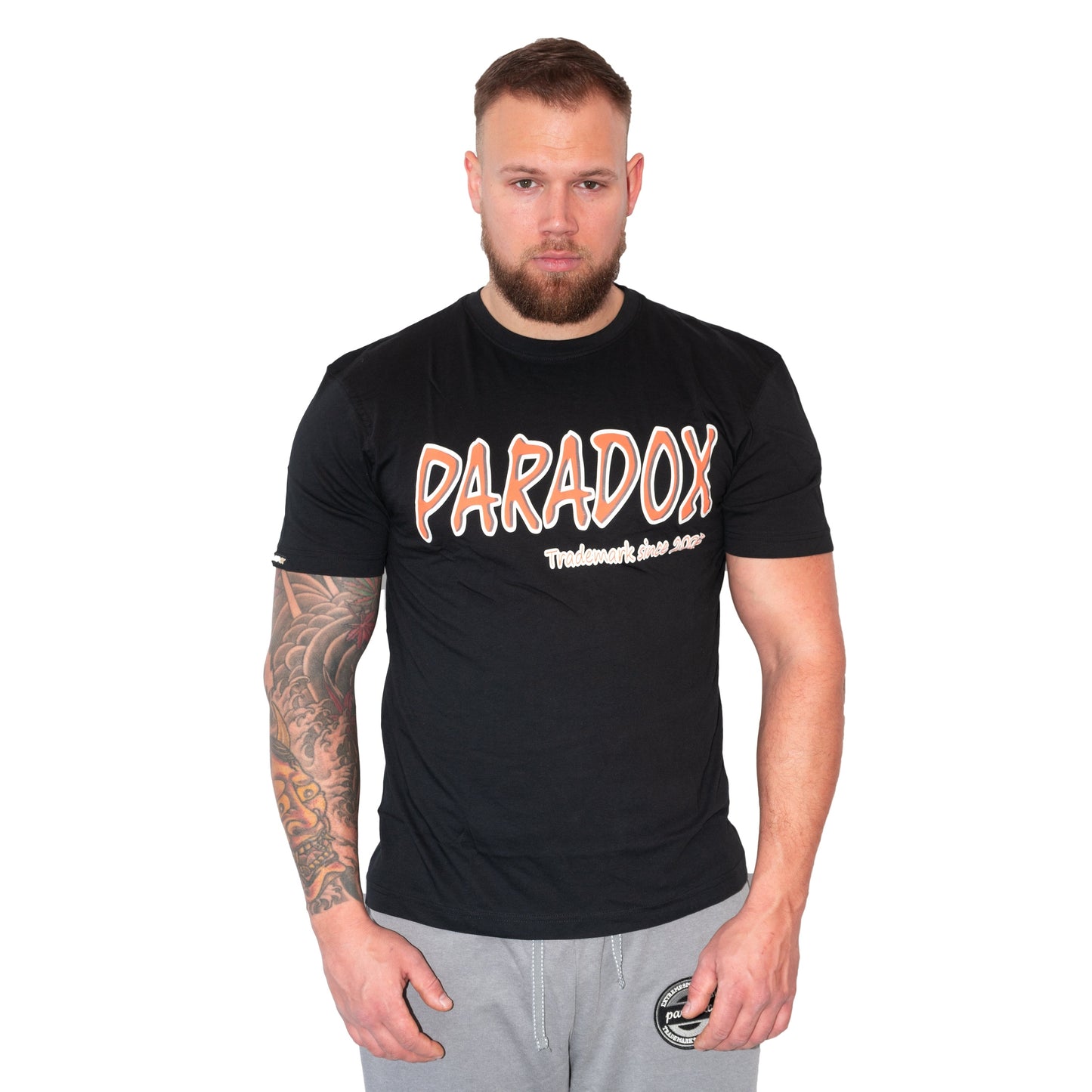 T-Shirt - Stort Print | Sort