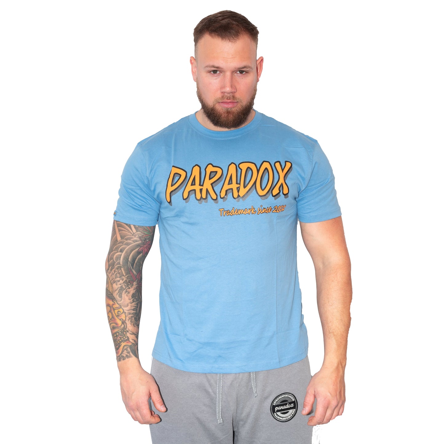 T-Shirt - Stort Print | Blå