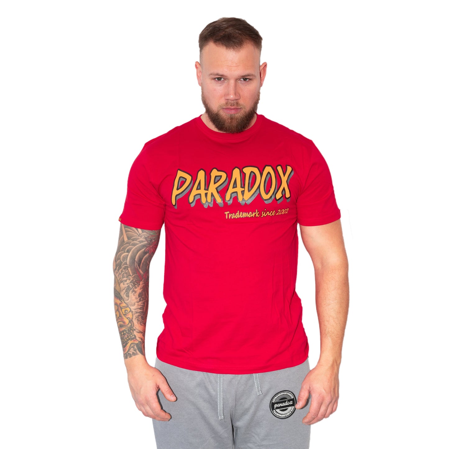 T-Shirt - Stort Print | Rød