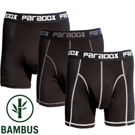 Boxer-Tights - Bambus | Black (3-pak)